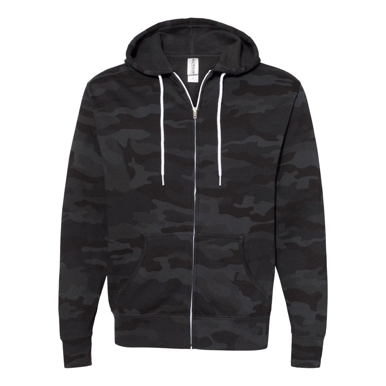 Lightweight Full-Zip Hooded Sweatshirt