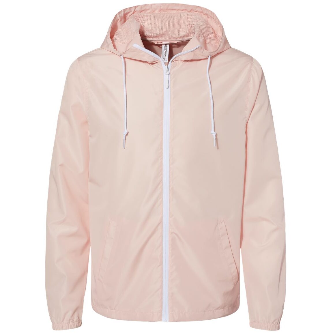 Blush/ White Zipper
